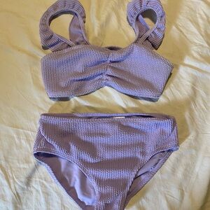 Girls size 10/12 Wonder Nation Purple Bikini Set
